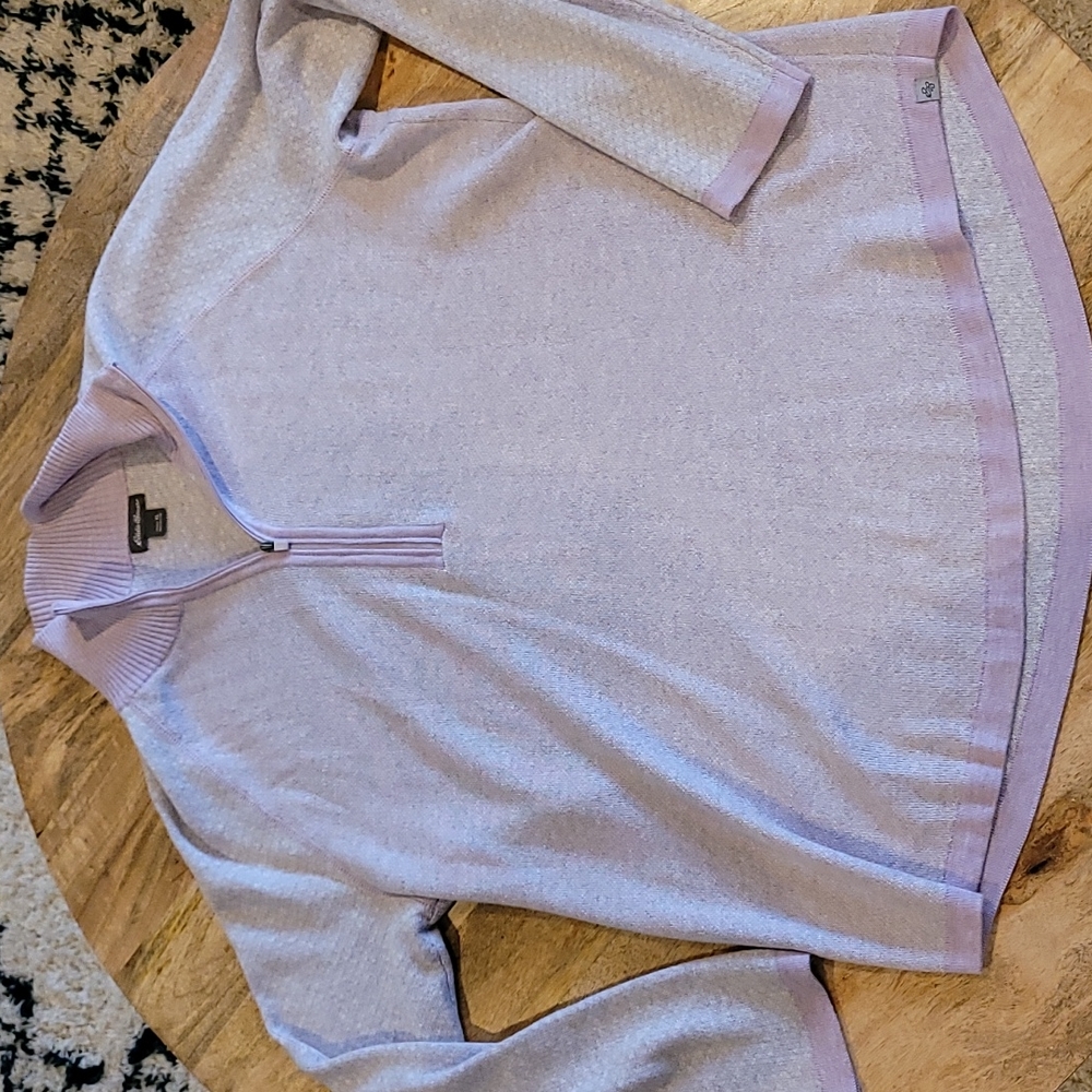 Eddie  Bauer 3/4 zip sweater